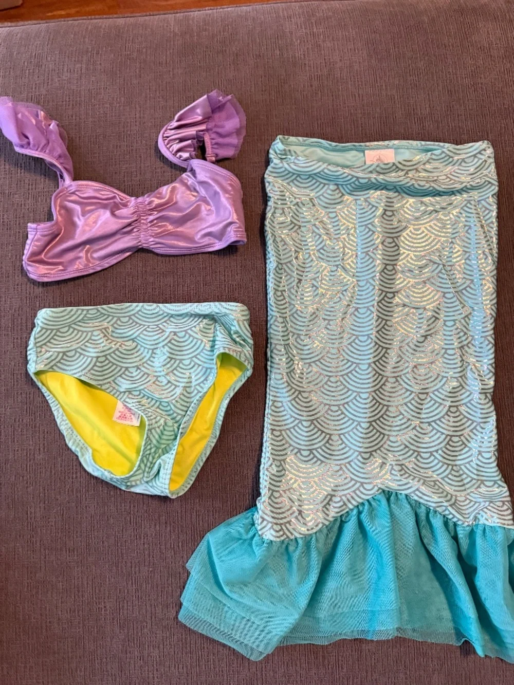 Disney Mermaid 3 piece swimsuit